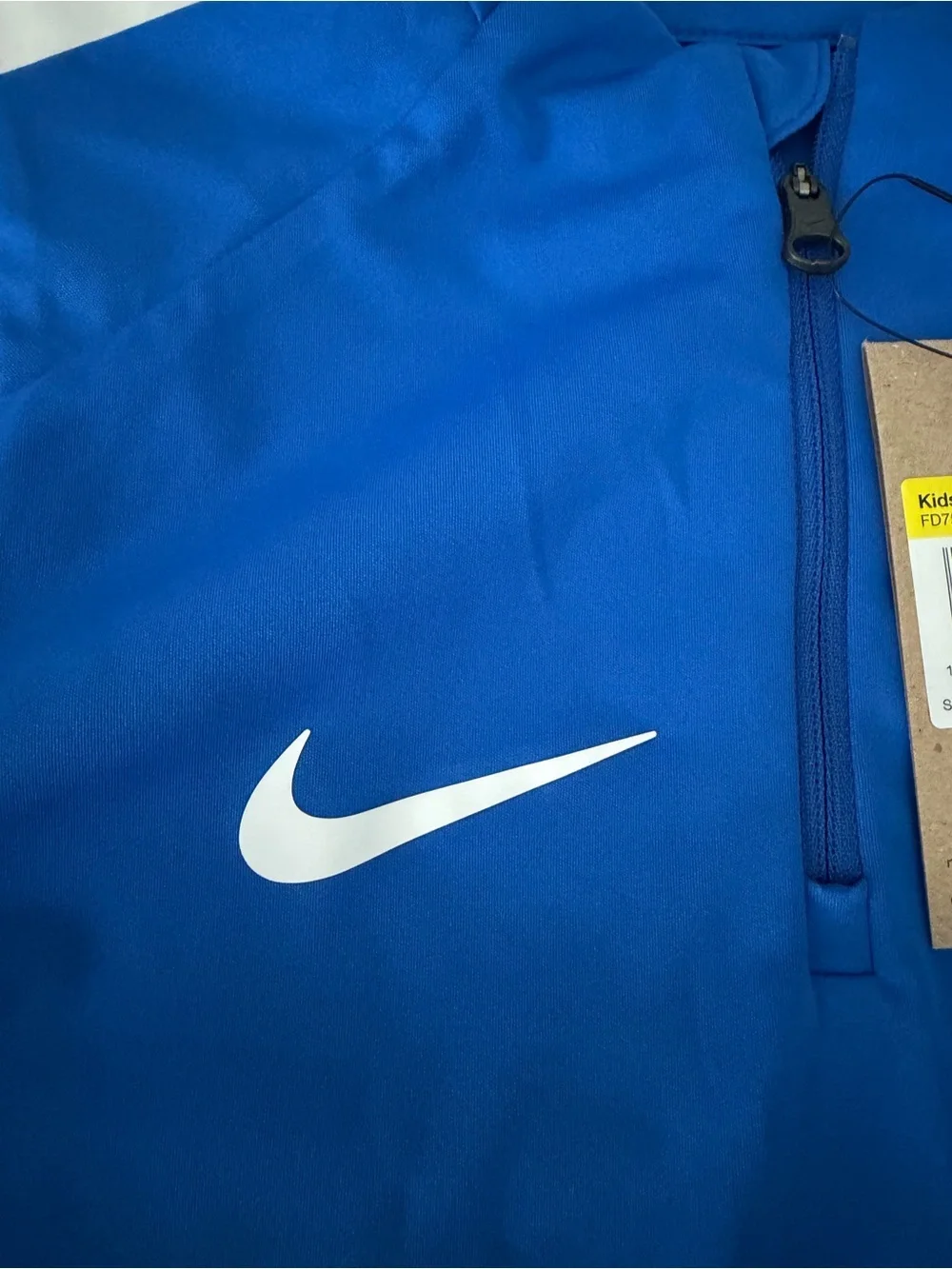 Nike Drill Top Soccer Pullover 1/4 Zip Water Proof FD7591-467 Youth Sz: Small